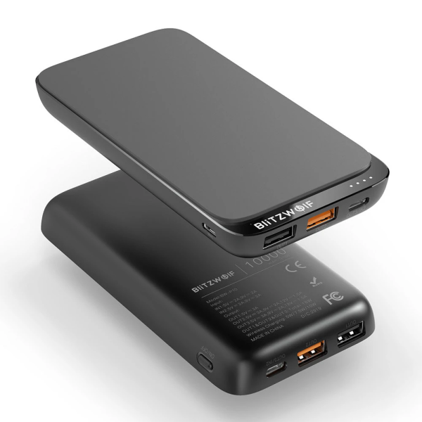 BlitzWolf® BW-P10 10000mAh QC3.0 PD18W Бързозареждаща преносима батерия - Image 3