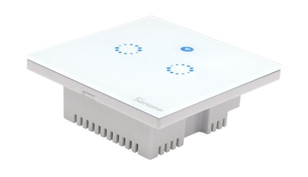SONOFF OUTLET T1 UK Wifi Интелигентен сензорен превключвател за осветление с 2 бутона - Image 3