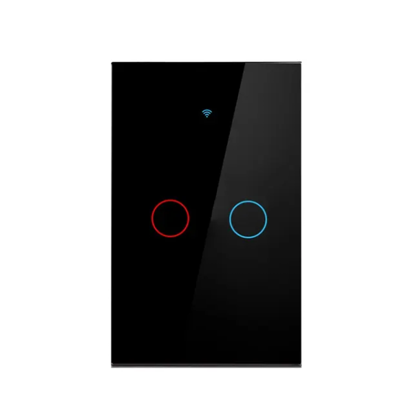 Shome Bulgaria US WiFi Сензорен Стенен Превключвател Tuya/Smart Life 90-250V 2 бутона Поддържа Alexa Alice Google Home