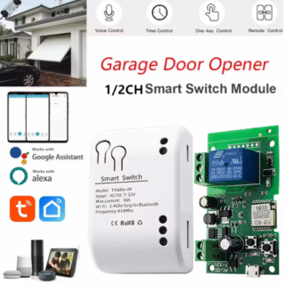DC7-32V Едноканален Tuya Интелигентен Безжичен WiFi+RF+Bluetooth Превключвател за Дистанционно управление