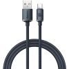 Baseus Crystal Shine Series CAJY000401 Кабел USB-A към USB-C 100W 1.2m Черен