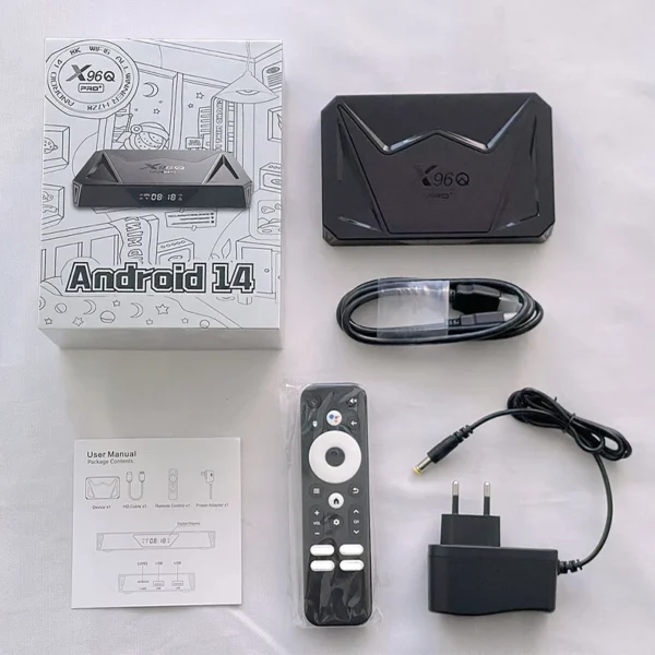 X96Q PRO+ Android 14 TV Бокс 8K WiFi BT5 Гигабитов LAN Гласов контрол - Image 6