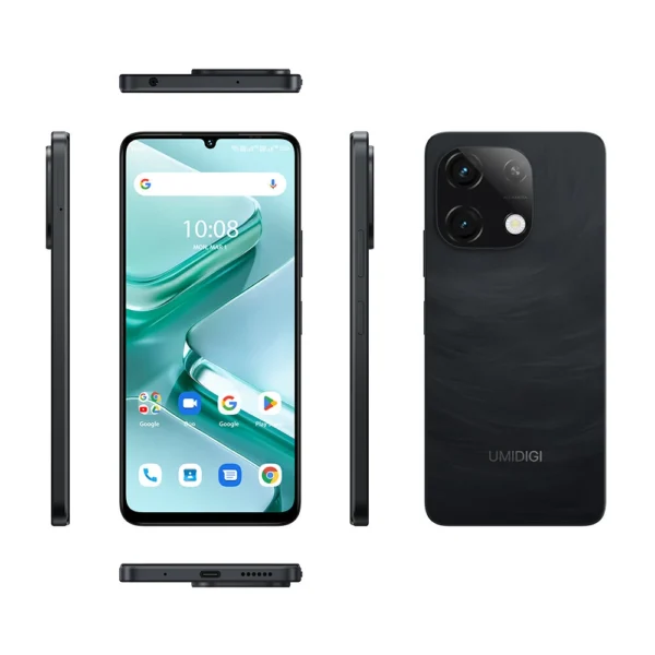 UMIDIGI G9T Смартфон 8GB RAM+128GB 6.75" 90Hz Дисплей Двойна камера 13MP Батерия 5000mAh Бързо зареждане 18W Android 14 Unisoc T606 Осемядрен 4G - Image 2