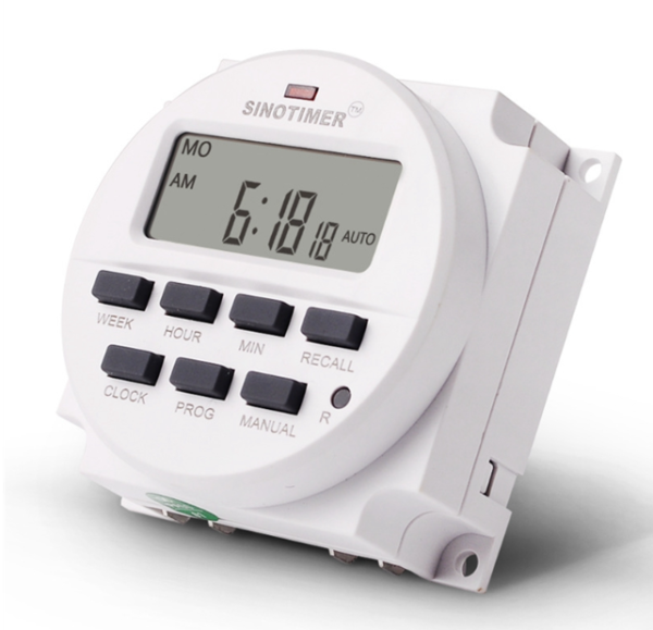 Sinotimer TM618N-2 LCD 1.6-инчов 220V AC цифров 7-дневен програмируем Превключвател с вградено реле и функция за обратно броене на времето - Image 2