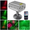 Преносим RGB LED Лазерен Прожектор с дистанционно управление