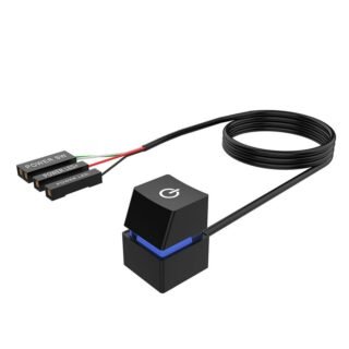 Бутон ON/OFF За Компютър LED 7 цвята 2M Кабелен Удължител