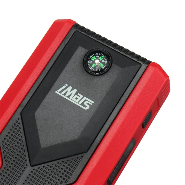 iMars I‑J11 Преносим Jump Starter Стартов Акумулатор 12V 12 000 mAh с Дисплей и Фенер - Image 3