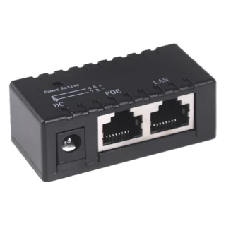 10/100/1000Mbps 12–52V Gigabit Passive PoE Инжектор и Сплитер – PoE адаптер за IP камери