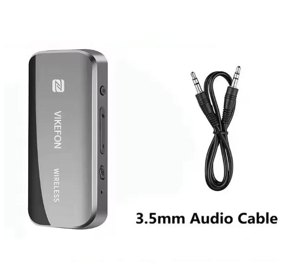 Bluetooth 5.0 AUX Адаптер Безжичен Донгъл с NFC TF карта и 3.5 мм жак Handsfree за TV PC Kолонки Автомобил Аудио приемник и предавател