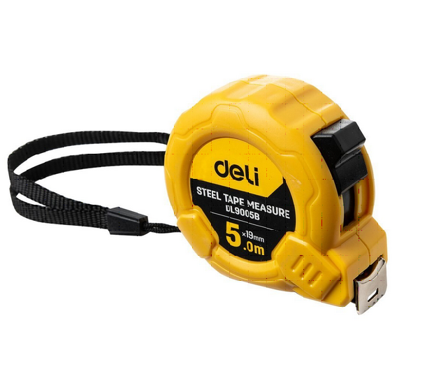 Deli Tools EDL9005B Стоманена ролетка 5 метра - Image 2