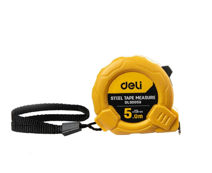 Deli Tools EDL9005B Стоманена ролетка 5 метра