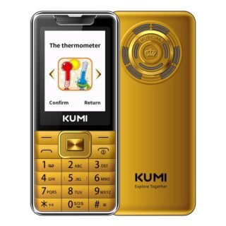 KUMI Mi1 Телефон с инфрачервен термометър 2.4" TFT екран 1700mAh Dual SIM SOS бутон
