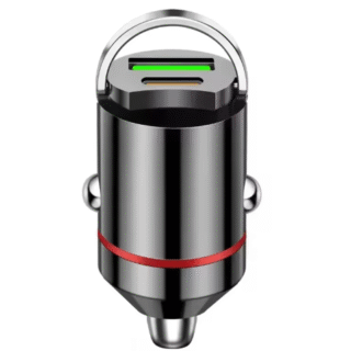 200W Двоен USB Автомобилен заряден адаптер 100W мини USB-C с бързо зареждане QC3 за iPhone, Xiaomi, Huawei, Samsung