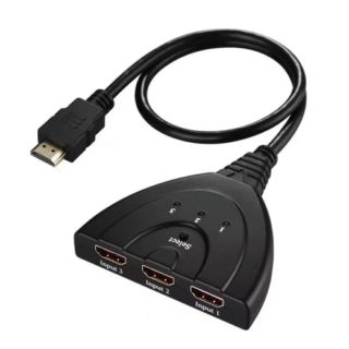 Портативен HDMI превключвател 3 входа / 1 изход Full HD 4K*2K 1080P за компютри HDTV и монитори