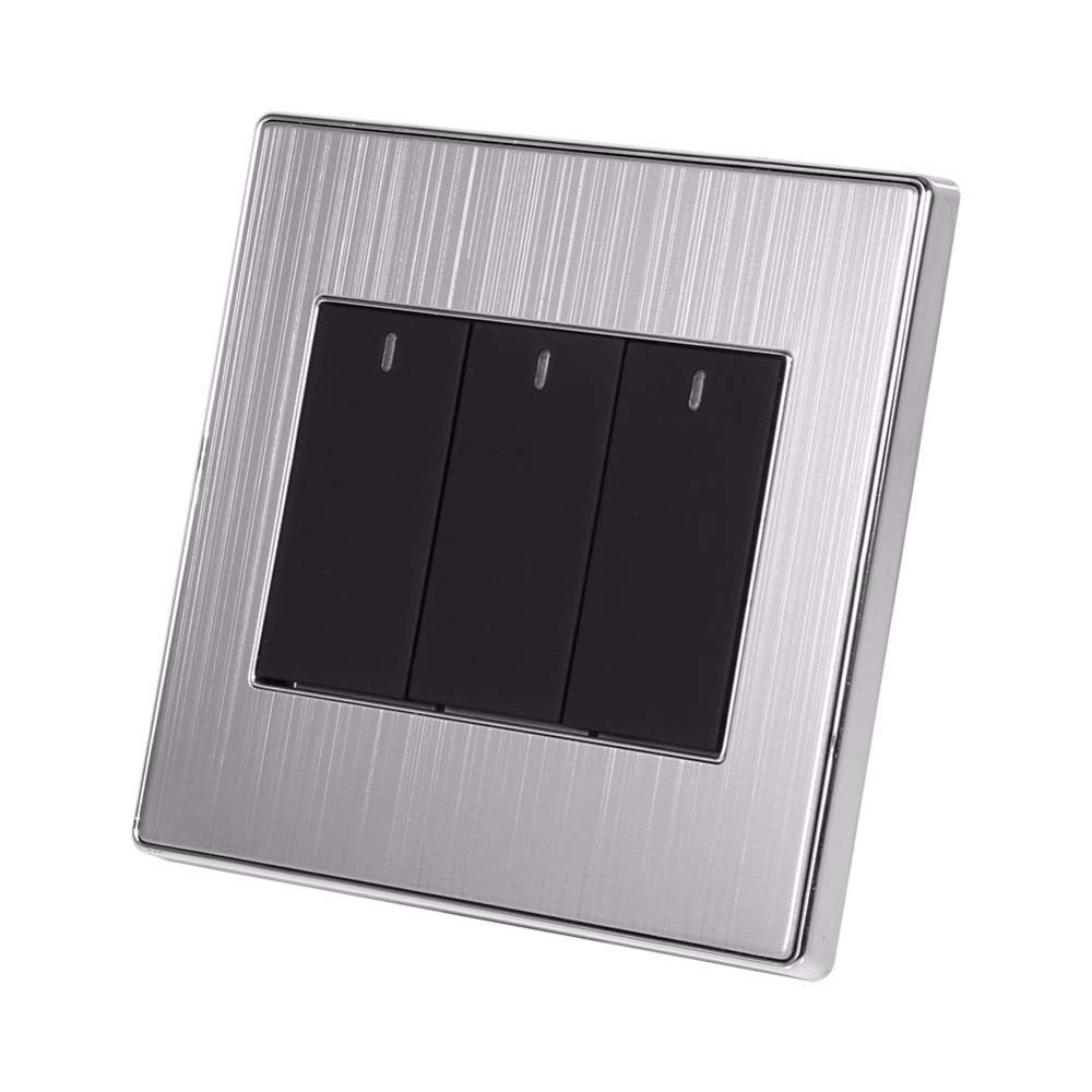 86-type Стенен Превключвател 3 бутона 220-250V 10A