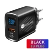 USB Адаптер Зарядно 20W с бързо зареждане за мобилни телефони Quick Charge 3.0