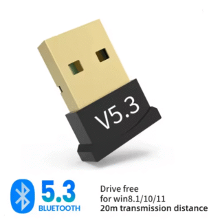 USB Bluetooth 5.3 Аудио донгъл Мини USB безжичен приемник/предавател за PC/лаптоп