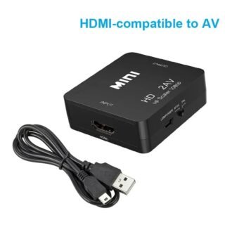 HDMI Адаптер към AV/RCA Конвертор 1080P Видео скейлър конвертор за PC HDTV и Проектор
