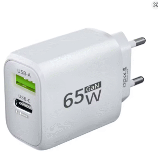 USB зарядно 65W GaN с Type-C за бързо зареждане PD Quick Charger 3.0