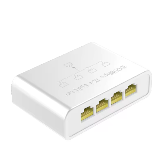 Високопроизводителен 5-портов гигабитов мрежов суич 100/1000Mbps Ethernet Разширител за рутер или компютър RJ45 сплитер/адаптер